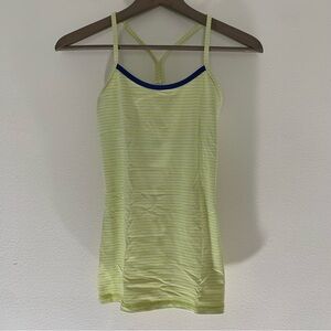LULULEMON athletica power Y tank stripes